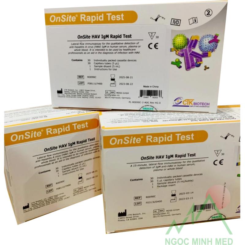 Test nhanh HAV IgM (Viêm gan A)