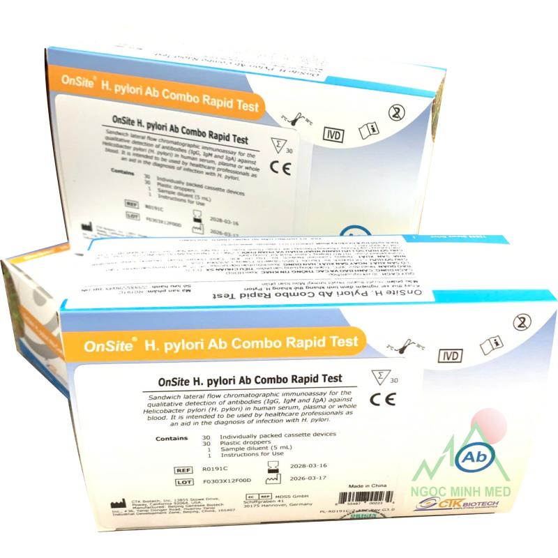 Test nhanh H.Pylori Ab (Viêm loét dạ dày)