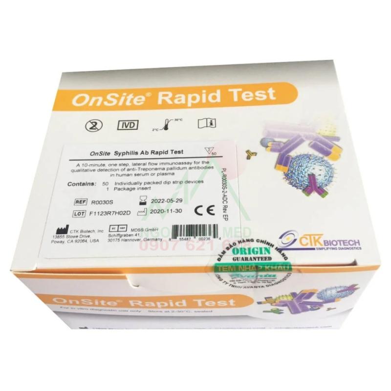 Test nhanh Syphilic (Giang mai)