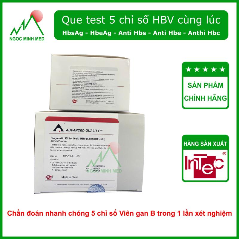 Test nhanh thử combo HBV 5 chỉ số