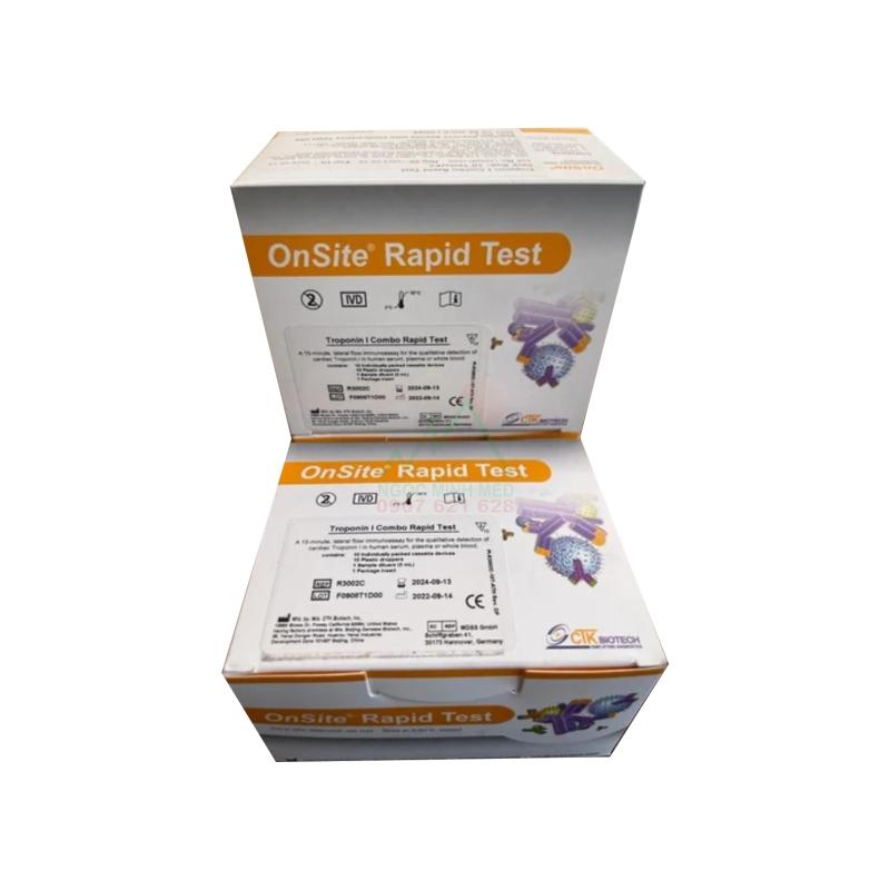 Test nhanh Troponin I (Nhồi máu cơ tim)